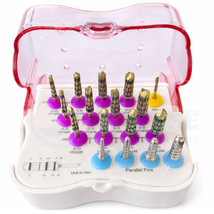 Ensemble d'implants dentaires manuels en acier inoxydable de 17 pièces, vente en gros, outils professionnels, chirurgie implantaire, restauration, prothèses - Product Image 2