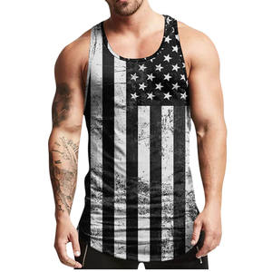 Nouveau débardeur tendance 2026 sans manches pour homme, vêtements de musculation, vêtements de sport pour homme, débardeurs de musculation américains - Product Image 4