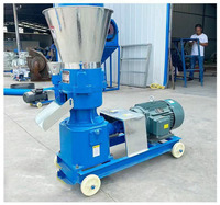 Machine à granulés d'aliments 9KLP-180, 5 kW, petite machine à granulés d'aliments pour volailles, pour poulets, canards, bovins, moutons, élevage