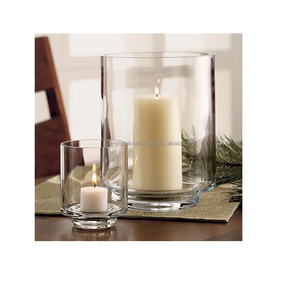 Complete Glass <b>Candle</b> Jar With Base Custom <b>Candle</b> Lamps Classic Theme Home Tabletop Decoration Size <b>Cheap</b> <b>Candle</b> Lantern - Product Image 2