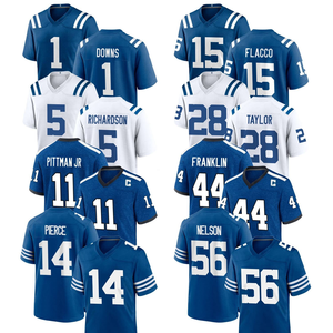 Jersey de Fútbol Americano de Alta Calidad de Indianapolis 2025, Logotipo Impreso Personalizable, Jersey de Manga Corta - Product Image 1