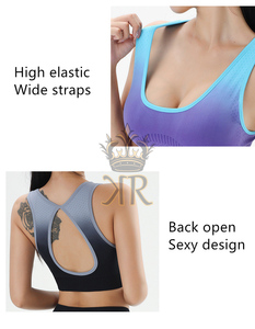 สปอร์ตบราไร้รอยต่อสำหรับเล่นยิมของผู้หญิงชุดครอปท็อปฟิตเนสโยคะและฟิตเนสสปอร์ต - Product Image 4