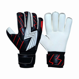 Vente directe d'usine gants de football professionnel gants de football adultes jeunes vente en gros en cuir Latex sport Protection gants de gardien de but - Product Image 5