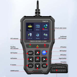 Rinku Motors YM519 OBD Automotive Fault Detector Engine <b>Testing</b> Tool Automotive Diagnostic <b>Instrument</b> Code Reader - Product Image 5