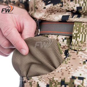 Pantalones Casuales de Camuflaje Clásico para Hombre, Forro Polar de Primavera, Cintura Media, Cómodos, Transpirables, 100% Algodón, Frente Plisado - Product Image 4