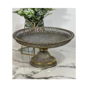 Bol de service vintage en aluminium nickelé argenté, écologique, pour fruits, vaisselle, et bols à collations pour mariages et fêtes - Product Image 6