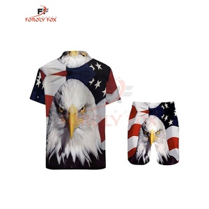 Vente en gros de nouvelles arrivées d'été logo personnalisé impression numérique de haute qualité prix bon marché ensemble d'uniformes américains - Product Image 5