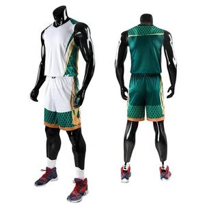 Collège unique américain personnalisé basket-ball réversible et ensemble d'uniformes à séchage rapide pour hommes avec personnalisation complète - Product Image 2