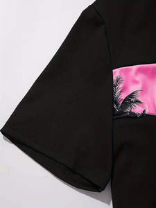 Conjunto de Camiseta y Pantalones Cortos para Hombre, Ropa Deportiva de Moda al por Mayor, Conjuntos de Verano, Camisetas de Manga Corta y Pantalones Cortos, Dos Piezas, OEM - Product Image 4