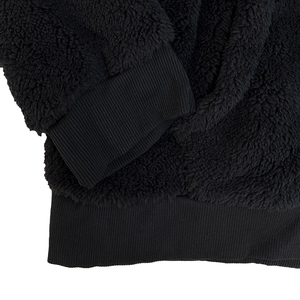 OEM personnalisé hiver hommes plaine sweat à capuche floue doux Sherpa polaire chaud pull unisexe décontracté surdimensionné en peluche Sherpa polaire sweats à capuche - Product Image 6