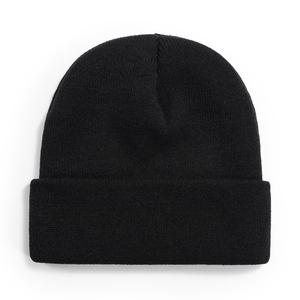 Bonnet en acrylique brodé 3D OEM à succès, doublé de satin personnalisé, bonnet d'hiver tricoté, logo jacquard, bonnet unisexe, personnage - Product Image 1
