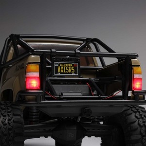 Axial SCX10 III 1/10 4WD <span class=keywords><strong>Rock</strong></span> Crawler 1987 SR5 <span class=keywords><strong>Hard</strong></span> Body Portal Axles 2-Speed Dig Transmission Brushed RTR RC Truck Rouge - Product Image 6