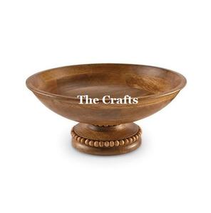 Cuenco de madera de diseño clásico para mesa de comedor y utensilios de cocina, cuenco para servir ensaladas y frutas al mejor precio - Product Image 6