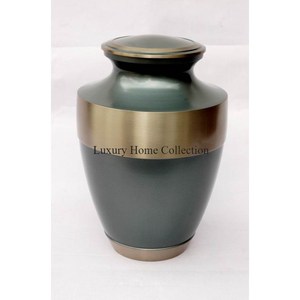 Royal Blue Color Finishing and Birds Designer Engraved Top Quality Urns Memorial <b>Keepsake</b> <b>Ashes</b> Storage Organization Urns & Pots - Product Image 4