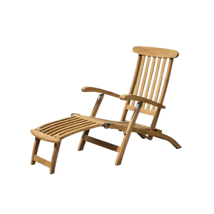 Chaises pliantes en bois massif, meubles d'extérieur pour parcs et piscines, chaises longues en bois, fabrication en Indonésie, vente en gros - Product Image 1