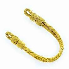 Generals Bullion Wire Cap <b>Cord</b> Tactical Uniform Accessories High Quality Cap <b>Cords</b> Gold <b>Black</b> Silver Colors - Product Image 3