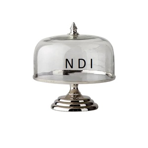 Soporte para cupcakes de metal ecológico para fiestas de boda con acabado niquelado para accesorios de decoración de vajilla de hotel. - Product Image 1