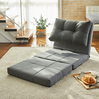 Canapé-lit pliant simple réglable en tissu, convertible, mobilier de salon moderne, style européen contemporain, pour entrée