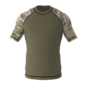 Custom Half Sleeve Rash Guard for Adults Durable <b>Compression</b> Fit Sublimation Technique for BJJ MMA Jiu Jitsu Low MOQ - Product Image 1