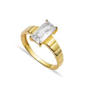Rectangle <b>Garnet</b> CZ Stone Cluster <b>Ring</b> Wholesale Turkish Handmade Cluster <b>Ring</b> 925 Sterling Silver Jewelry - Product Image 1