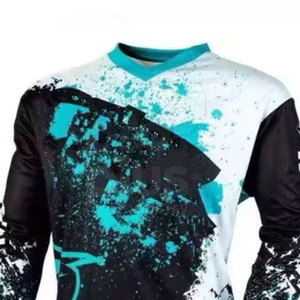 ชุดขี่มอเตอร์ครอสสำหรับผู้ชายไซส์ใหญ่ ระบายอากาศได้ดี ซับแรงกระแทก แห้งเร็ว คุณภาพสูง ผลิตจากโพลีเอสเตอร์ 100% เหมาะสำหรับทุกฤดู - Product Image 6