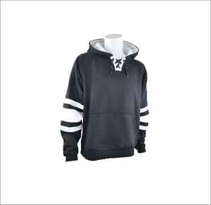 Vente en gros usine – Sweat à capuche de hockey personnalisé avec logo, vêtement d'entraînement à lacets pour le hockey sur glace, idéal pour les maillots de sublimation OEM - Product Image 3