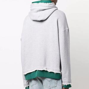 Pakistan Fabrication Casual Acid Wash Hoodie Tenue à la mode avec impression en détresse Unique Fresh Piece 3D Pattern Hoodie - Product Image 4