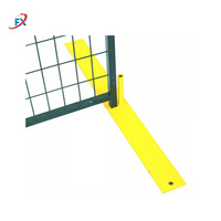 Paneles de Acero Galvanizado y Recubiertos de PVC para Cercas de Piscina, Puerta de Cerca Temporal con Característica Impermeable para Obras de Construcción