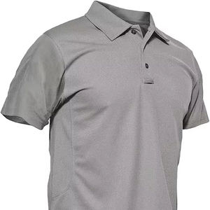 Polo de calidad superior para hombre, camisetas tácticas de manga corta de rendimiento de ajuste seco, camiseta de Golf - Product Image 1