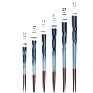 Palillos de madera FIT Ajuste ajustable 15cm a 25cm Perfecto PARA TODOS Estilo japonés Reutilizable Ecológico - Product Image 1