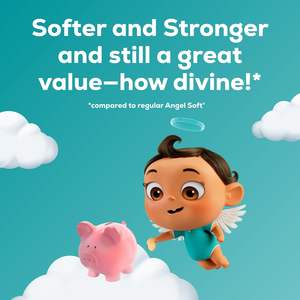 Papel Higiénico Angel Soft Ultra, 36 Mega Rollos = 144 Rollos Regulares, Papel Higiénico de 2 Capas - Product Image 6