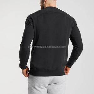 Sudadera ajustada personalizada para hombre con manga raglán cuello redondo dobladillo acanalado puños estampado poliéster algodón para la temporada de otoño - Product Image 2