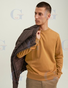 Sudadera de hombre personalizada de calidad superior Cuello redondo de lana cálida con mangas largas Logotipo bordado con patrón 3D Precio al por mayor - Product Image 2