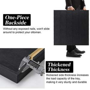 Plateau en métal design unique, parfait pour la décoration et le service Ajout élégant aux tables à manger et aux tables basses - Product Image 6