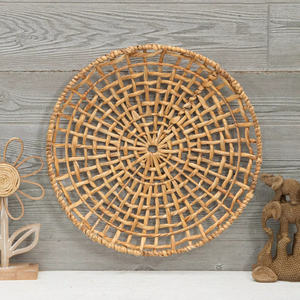 งานศิลปะตกแต่งผนังจากผักตบชวาทอมือ สำหรับโรงแรม บ้าน ร้านอาหาร ของตกแต่งแขวนผนัง - Product Image 1