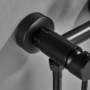 Conjunto de Chuveiro Higiênico de Parede Preto Fosco para Banheiro com Monocomando e Ducha Manual - Atacado - Product Image 2