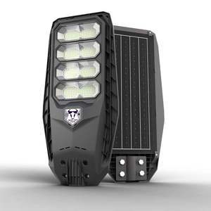 อัปเกรดไฟถนนพลังงานแสงอาทิตย์กลางแจ้ง300W 400W 500W 600W แบตเตอรี่เซ็นเซอร์เรดาร์ LiFePO4ทำงาน4วันที่ฝนตก - Product Image 3