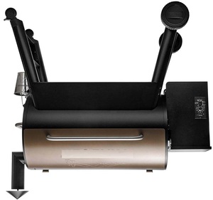 Nouveau Barbecue à Pellets Série Pro 34, Bronze, Hauteur Réglable, Métal Galvanisé, Aluminium, Capacité Charbon de Bois - Product Image 3