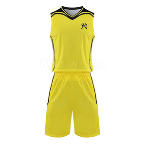 Vêtements de sport récents uniformes de basket-ball avec logo personnalisé uniforme de basket-ball de couleur unie - Product Image 1