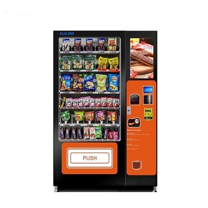 Hiệu quả thực phẩm tươi sống Máy bán hàng tự động tự cảm ứng salad bán hàng tự động với thang máy và màn hình cảm ứng lớn cho mịn kinh nghiệm người dùng - Product Image 2