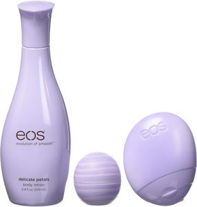 Set de Regalo de Loción Corporal EOS Delicate Petals, 3 Piezas, Crema Hidratante para el Cuidado de la Piel con Manteca de Karité para Mujer, Venta al Por Mayor - Product Image 1