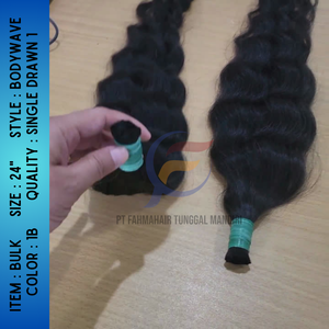 Paquets de cheveux bruts ondulés naturels indonésiens 100% vierges Remy cheveux cuticules alignés doux brillant vendeur Extensions de cheveux humains - Product Image 6