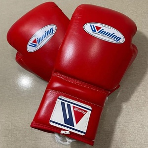 Personalized Logo Boxing Handmade Gloves Kick Boxing Guantes Boxeo Fight MMA <b>Top</b> Leather Red Gloves Available in 8oz to 16oz - Product Image 1