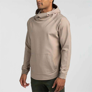 Ventes en gros d'usine, meilleur fabricant, sweats à capuche thermiques d'hiver pour hommes, sweats à capuche en molleton 100% coton, coupe-vent, personnalisables - Product Image 2