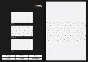 Azulejos de cerámica modernos para paredes de 300x600 mm, para baño y cocina, con acabado brillante o mate, superficie con efecto de azúcar tallado, diseño de pared interior de lujo. - Product Image 2