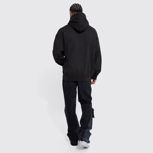 Survêtement de sport en coton et polyester Survêtement personnalisé pour hommes sweat à capuche surdimensionné et pantalon ample survêtements - Product Image 2