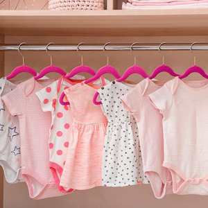 Perchas de Plástico ABS Personalizadas con Revestimiento de Terciopelo y Diseño Flexible Antideslizante para Ropa, Armario, Baño, Ropa de Cama, Bolsas y Almacenamiento - Product Image 3