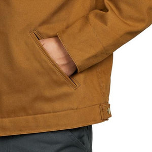 Vintage lavé OEM personnalisé hommes toile veste de travail décontracté Streetwear extérieur mode classique col tournant conception veste d'hiver - Product Image 5