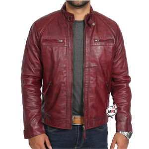 Chaqueta de cuero para hombre colección de invierno Warm Up Pure Leather Stuff chaquetas de cuero genuino de alta calidad para hombres - Product Image 4
