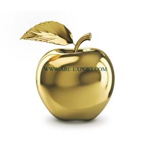 Décoration de table en métal poli or vintage Sculpture fantaisie Articles de table les plus vendus Tendance Fourniture de sculpture aux accents de bureau - Product Image 1